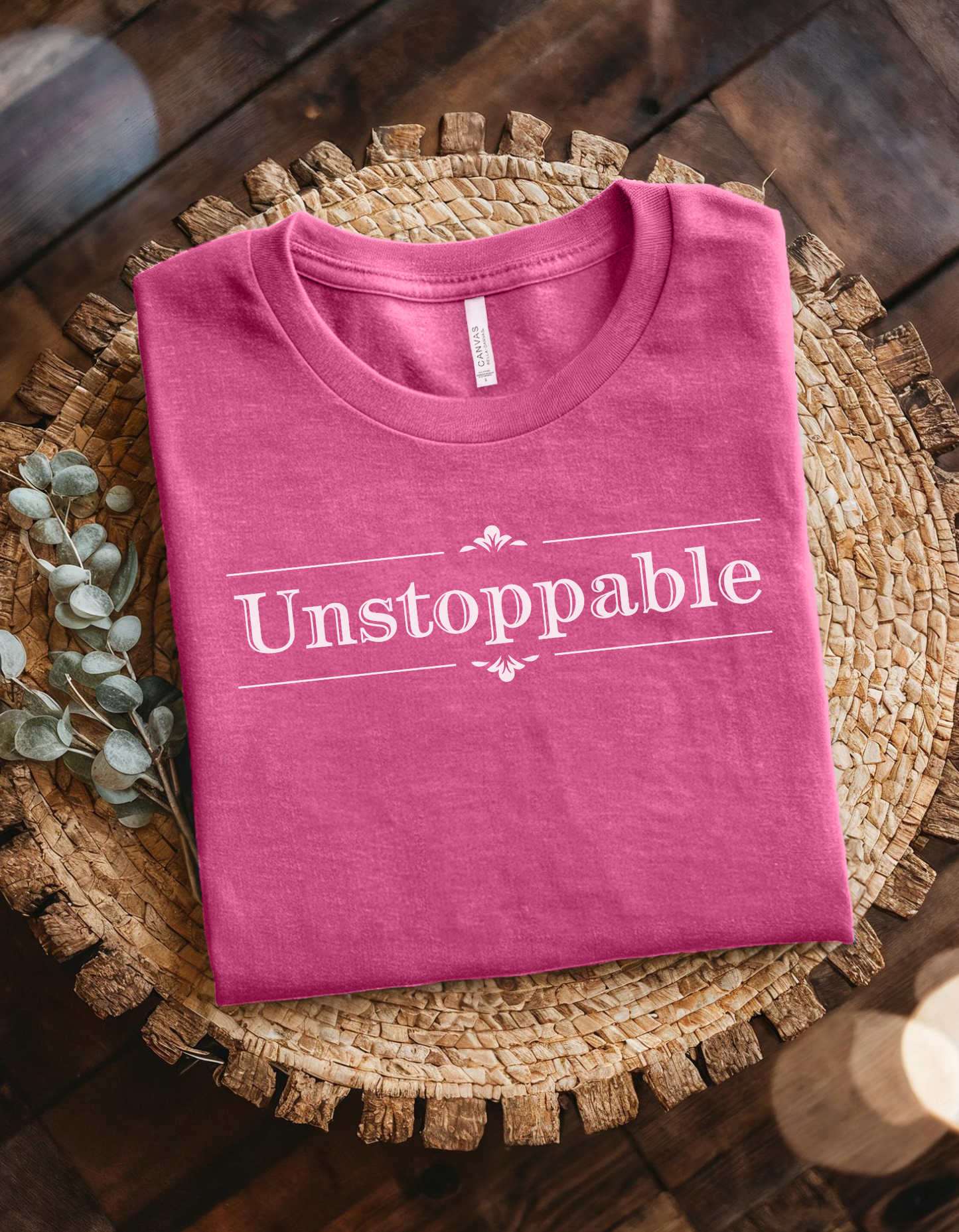 -Unstoppable Motivational T-shirt Persistence Growth Womens Empowerment Tee Positivity Shirt Women Graphic Tee