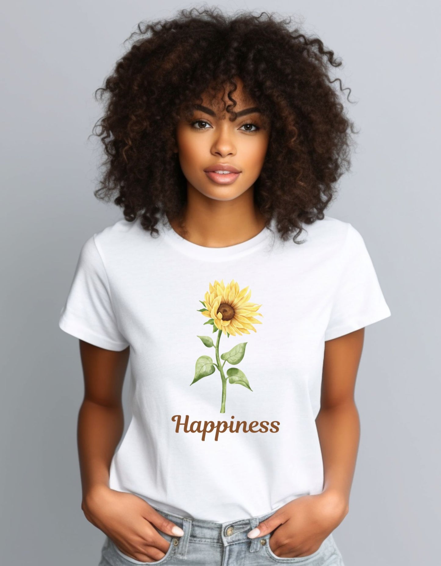 -Sunflower Shirt Wildflower shirt floral t-shirt Flower Gift for sister Summer Shirt Women Shirt Flower Shirt Graphic tee Happiness Sunflower