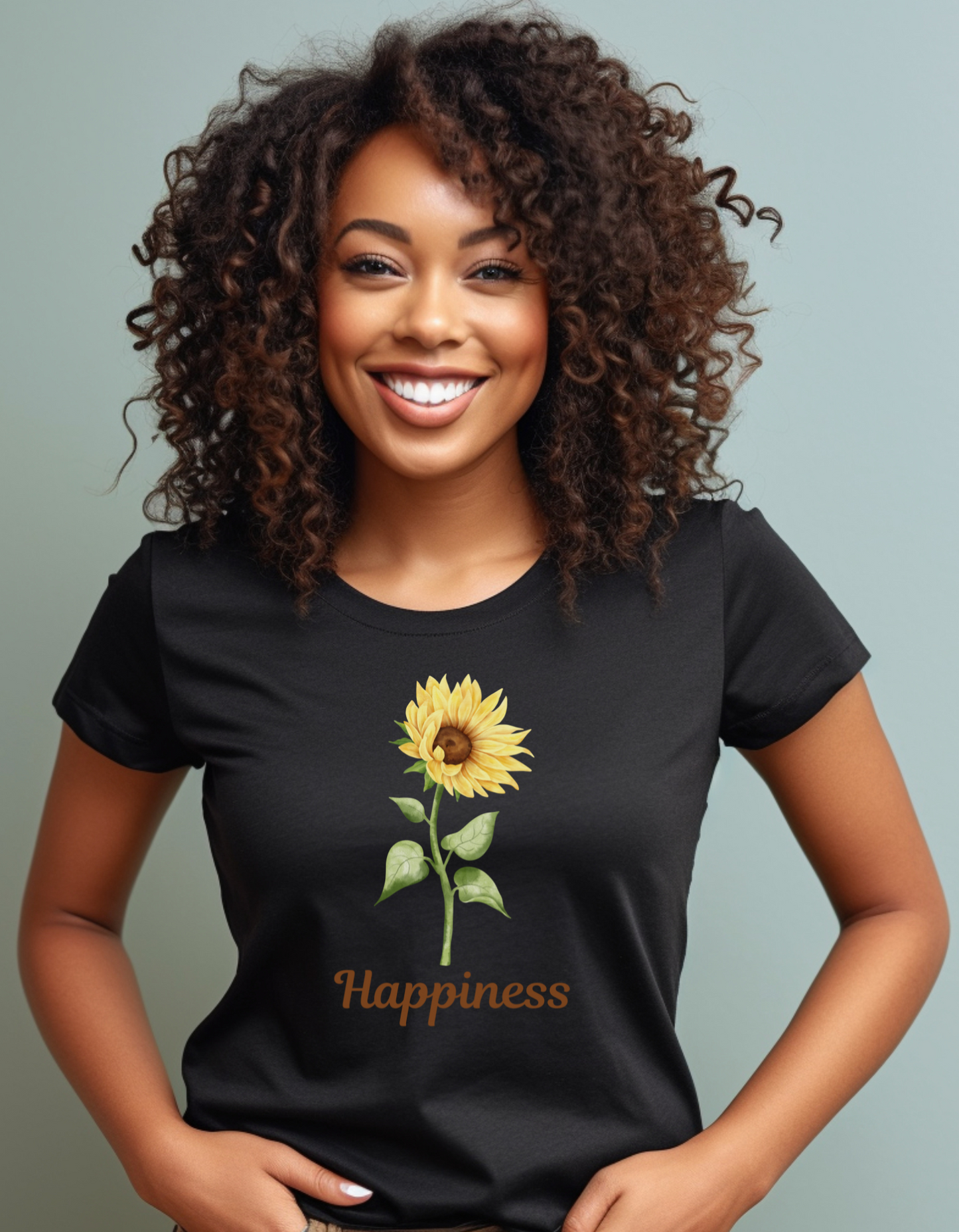 Sunflower Shirt Wildflower shirt floral t-shirt Flower Gift for sister Summer Shirt Women Shirt Flower Shirt Graphic tee Happiness Sunflower