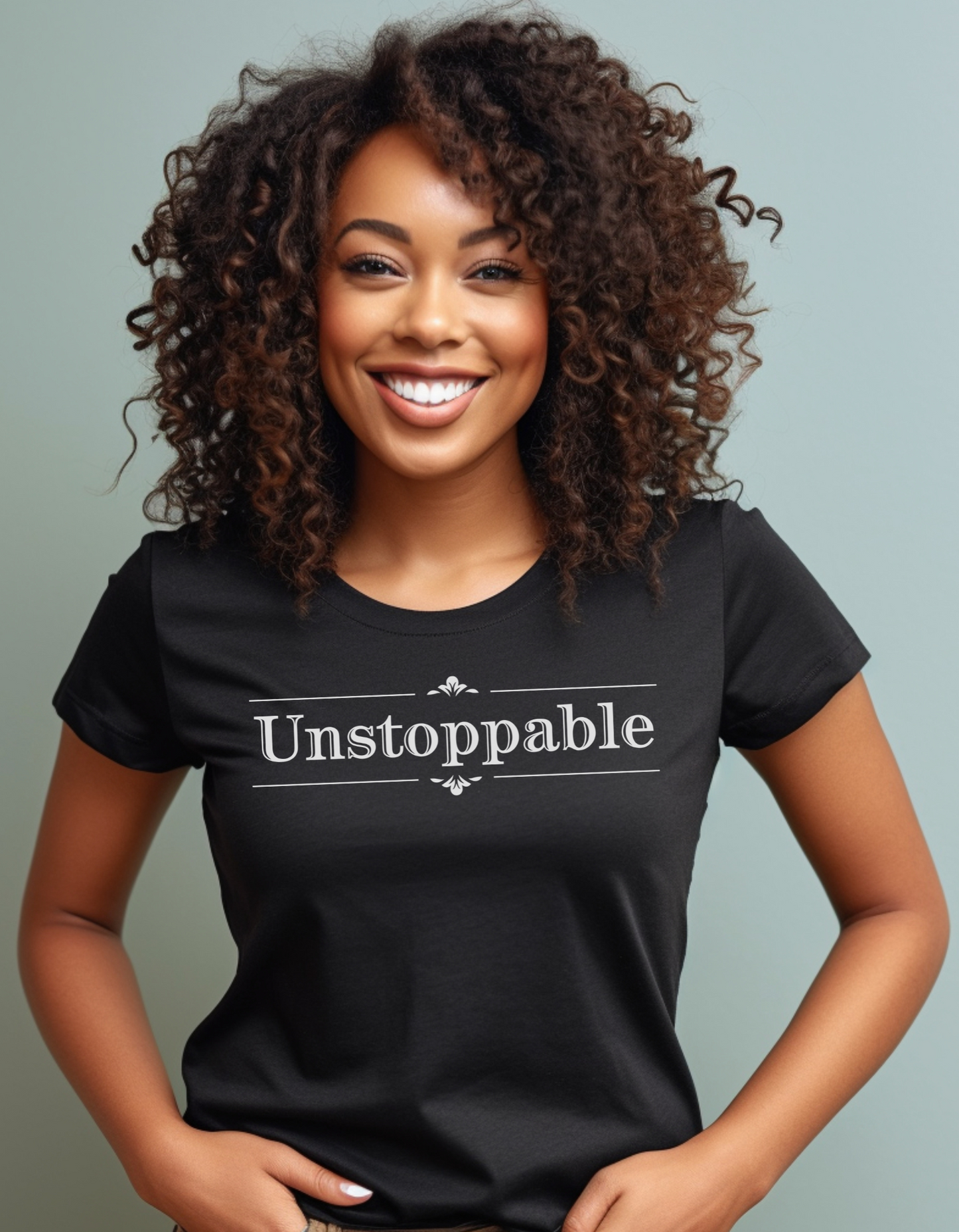 Unstoppable Motivational T-shirt Persistence Growth Womens Empowerment Tee Positivity Shirt Women Graphic Tee