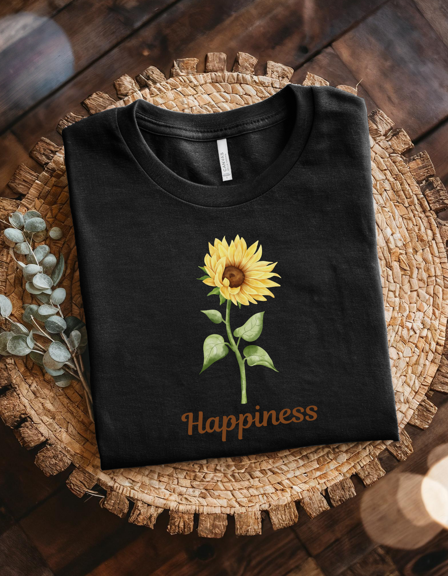 -Sunflower Shirt Wildflower shirt floral t-shirt Flower Gift for sister Summer Shirt Women Shirt Flower Shirt Graphic tee Happiness Sunflower