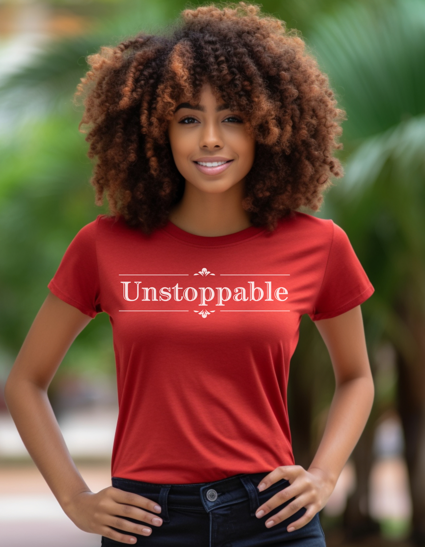 Unstoppable Motivational T-shirt Persistence Growth Womens Empowerment Tee Positivity Shirt Women Graphic Tee