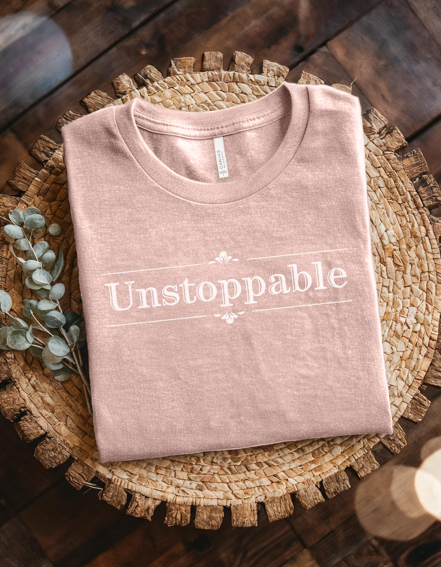 -Unstoppable Motivational T-shirt Persistence Growth Womens Empowerment Tee Positivity Shirt Women Graphic Tee